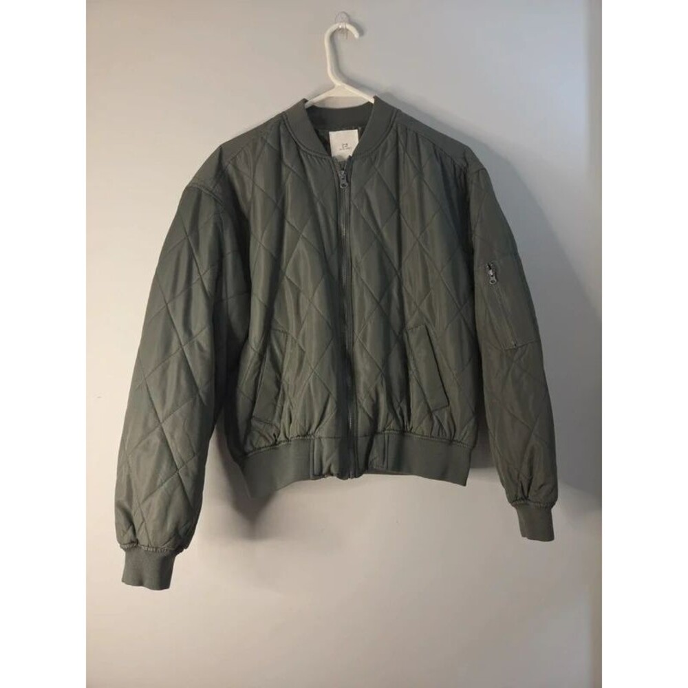 Quilted Bomber Jacket
